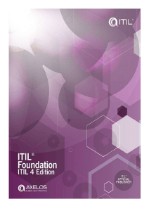 ITIL Foundation ITIL 4 Edition by Axelos