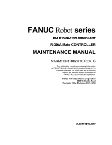 R-30iA Mate Controller Maintenance Manual