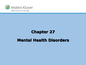 Chapter 27 (Mental health)