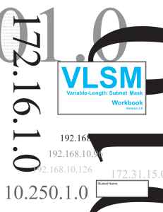 VLSM Workbook v2