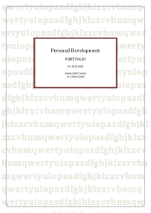 Personal-Development-Portfolio