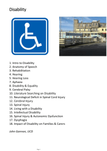 Disability compiled