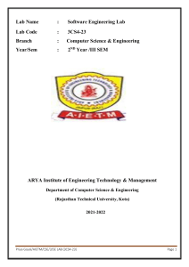 Software Enginnering Lab  Final