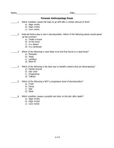 Forensic Anthropology-Forensic Anthropology Exam and Answer Key