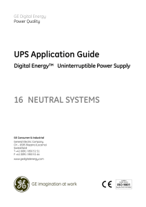 UPS Application Guide