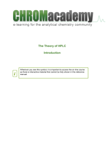 theory of hplc introduction