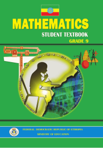 Mathematics Student G9