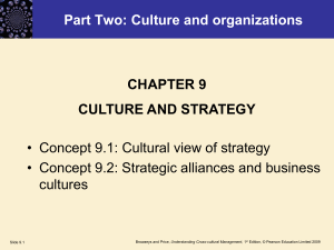 Culture and strategy