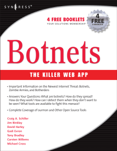 Botnets The Killer Web Applications Hacking