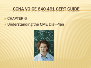 CCNA VoIP Chapter 6 640-461