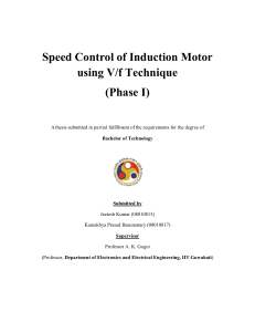 Speed Control of Induction Motors