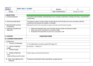 LESSON EXEMPLAR