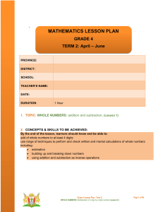 Maths-Grade-4-Lesson-plans