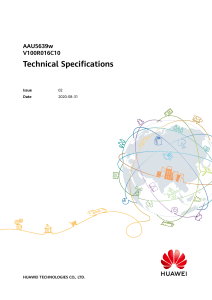 AAU5639w Technical Specifications