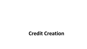 Credit Creation Process-1