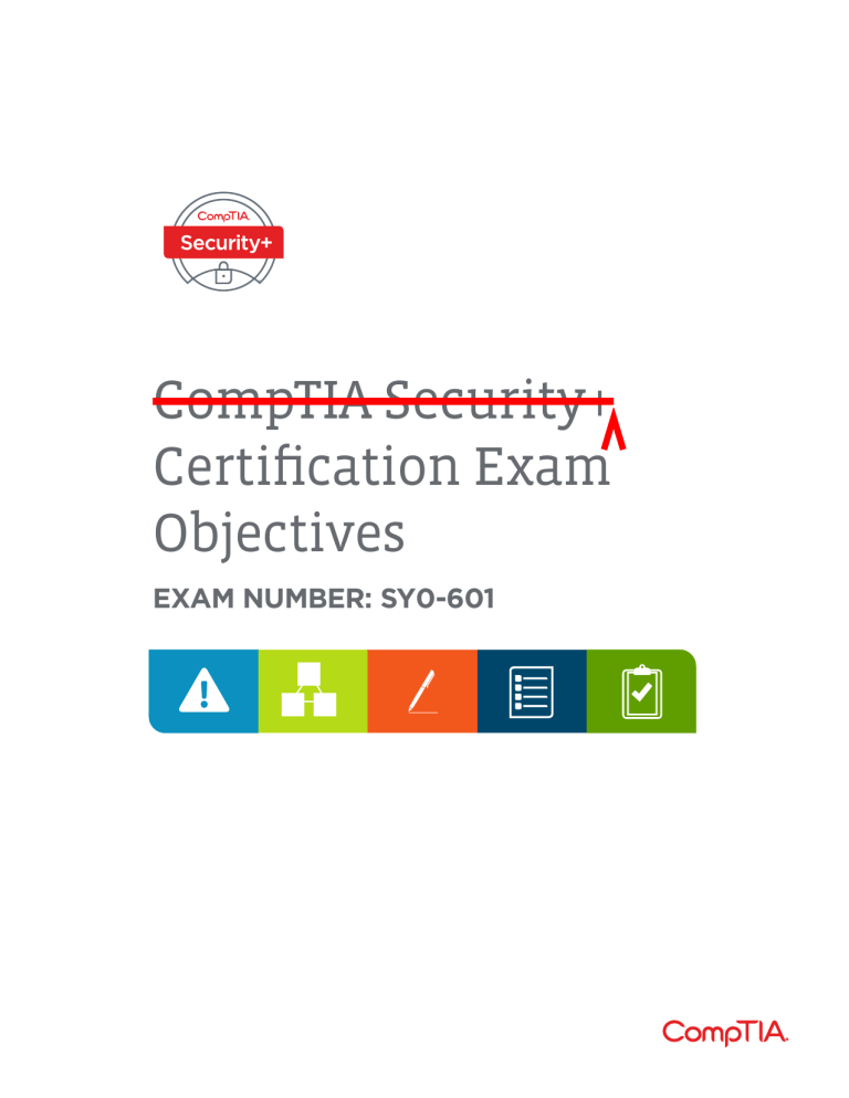 CompTIA Security (SY0 601) Exam Objectives Copy