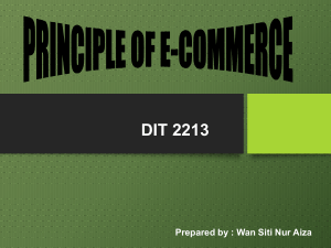 Principle of e-commerce