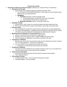 Corporate Finance Outline