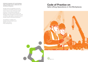 Code of Practice Safe Lifting Operations Revised 2014