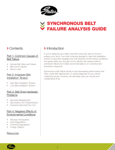 Belt failure analysis Final