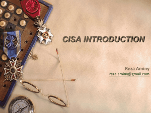 CISA Introduction