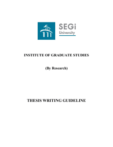 PhD Thesis Guidebook