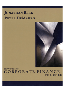 2. Corporate Fianance - Jonathan Berk, Peter DeMarzo (2010) 2 Edition