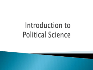 9. Introduction to Political Science Chapter 2