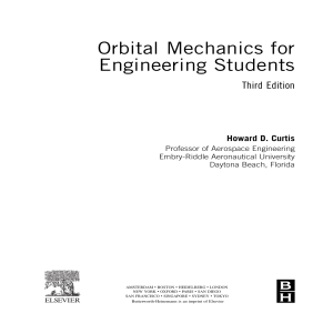 Orbital Mechanics for Engineering Studen