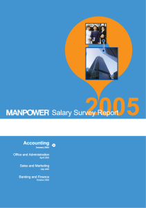 2005 Salary Guide - Manpower Accounting 2005