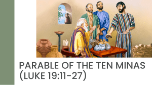 Parable of Ten Minas