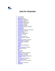 Just For Chemists