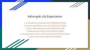 Life Expectation PPT final project week 7