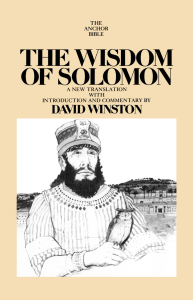 The Wisdom of Solomon  A New Translation with Introduction and Commentary   ( PDFDrive )