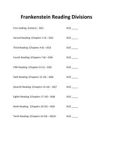 01-Frankenstein Reading Divisions