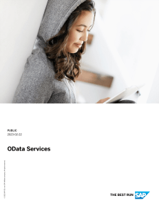 OData Services Notes