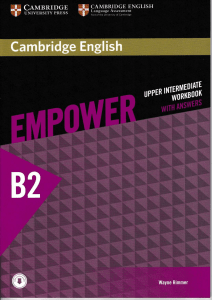 Empower B2 Upper Intermediate Workbook