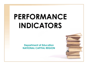 performance indicators formula