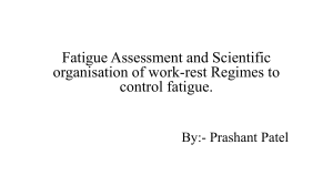 Fatigue assessment prashant