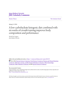 A low-carbohydrate ketogenic diet combined with six weeks of cros