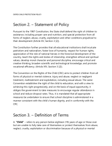 DepEd Child Protection Policy for PPT