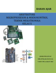 Bahan Ajar Arsitekture Mikrokontrol 2023