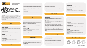 ChatGPT for Data Science Cheat Sheet KDnuggets