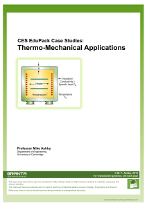 Thermo-Mechanical Material Selection Case Studies