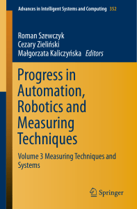 Automation, Robotics & Measuring Techniques