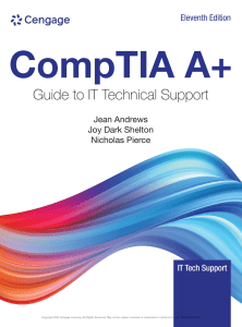 COMPTIA A  Guide to Information - Jean Andrews