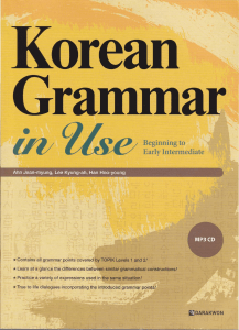 Korean Grammar in Use (e-intermediate)