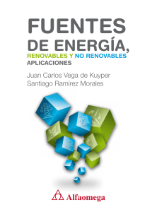 Fuentes de energía, renovables y no renovables - Juan Carlos Vega de Kuyper