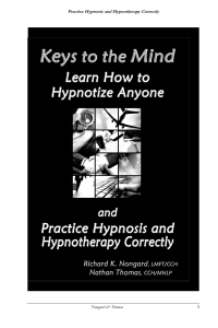 Keys to the Mind, Learn How to Hypnotize Anyone and Practice Hypnosis and Hypnotherapy Correctly ( PDFDrive )