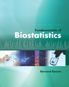 Fundamentals of Biostatistics Textbook